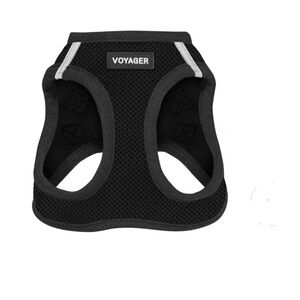 Voyager Step-In Air Pet Harness - Black with Black Trim